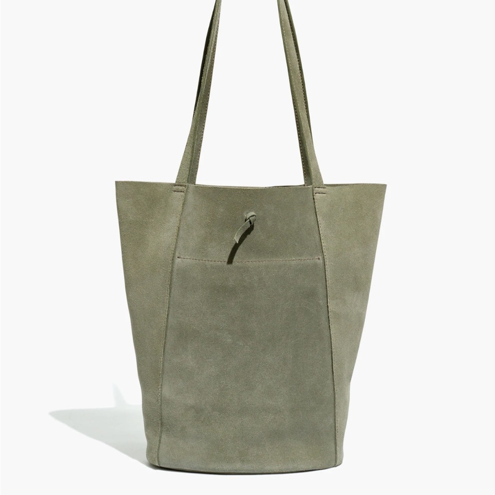 Green Suede Tote Bag from Madewell